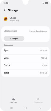 Press the Home key to return to the home screen.