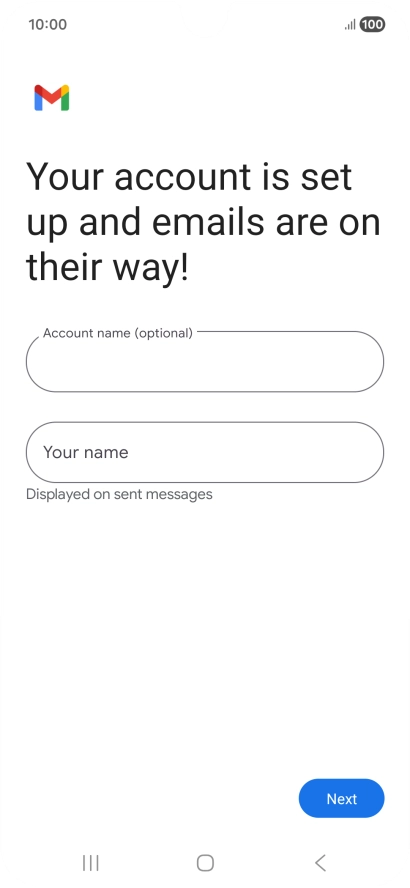 Press the field below 