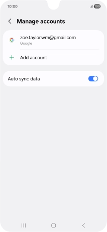 Press the Home key to return to the home screen.