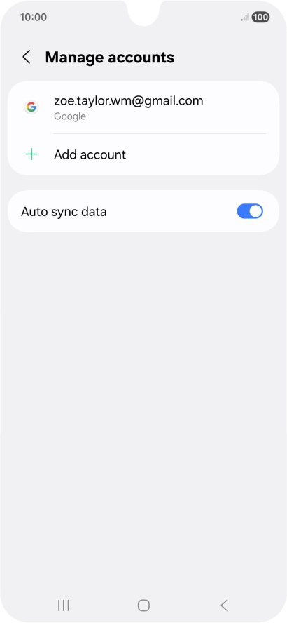 Press the Home key to return to the home screen.