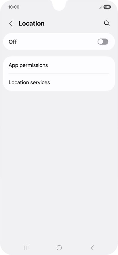 Press the indicator to turn the function on or off.