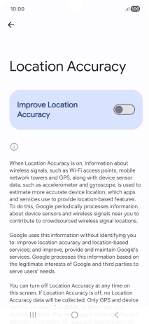 If you press the indicator next to 