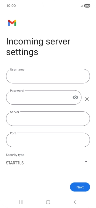 Press the field below 