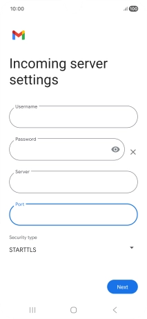 Press the drop down list below 