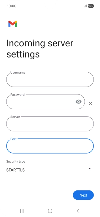 Press the drop down list below 