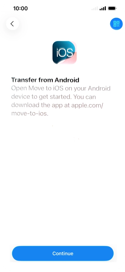 To transfer content to your phone, you need to install the app 