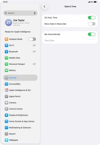 Press the indicator next to Press the indicator next to