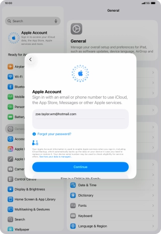 Press Continue. Press Continue.