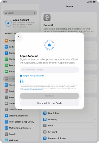 Press Email or Phone Number and key in the username for your Apple Account. Press Email or Phone Number and key in the username for your Apple Account.
