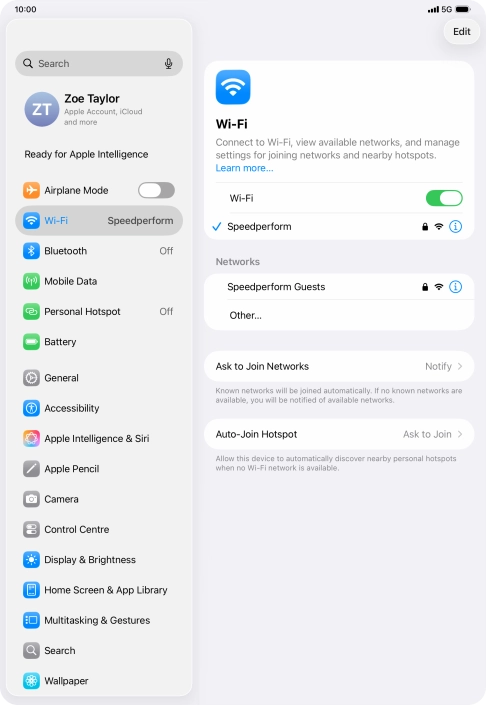 Slide your finger upwards starting from the bottom of the screen to return to the home screen.