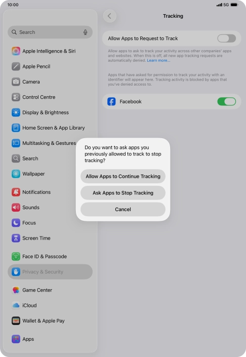 If you turn off the function, press the required setting. If you turn off the function, press the required setting.