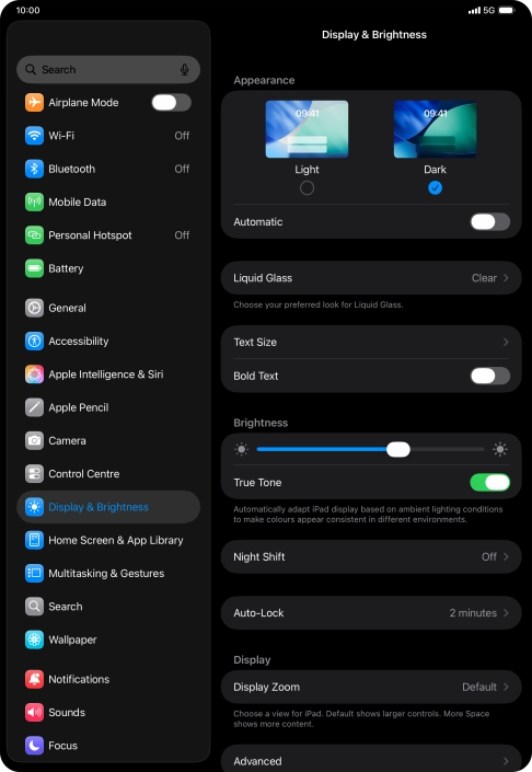 Press the indicator next to Press the indicator next to