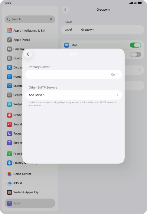 Press the field below Press the field below