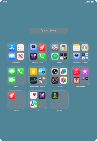Press and hold the required app. Press and hold the required app.