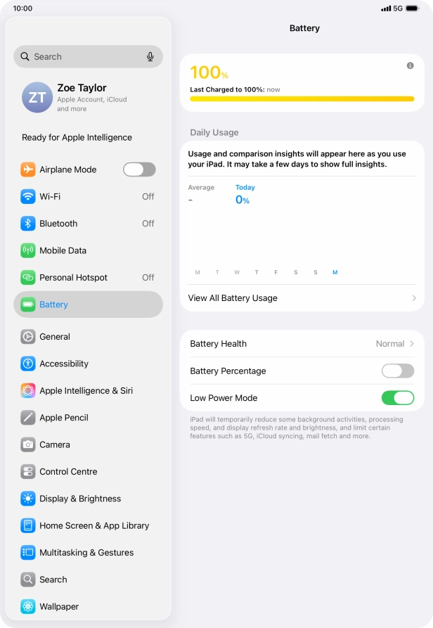 Slide your finger upwards starting from the bottom of the screen to return to the home screen.