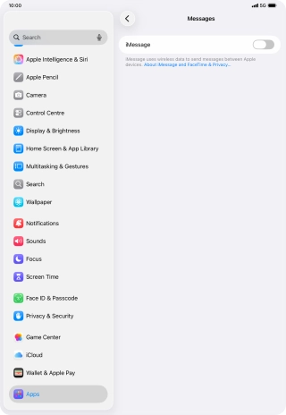 Press the indicator next to Press the indicator next to