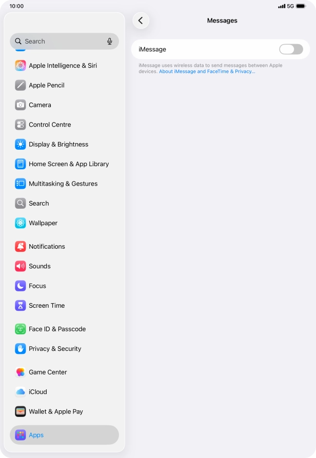 Press the indicator next to Press the indicator next to