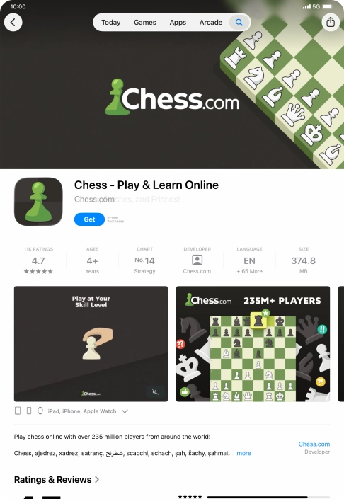 Press Get and follow the instructions on the screen to install the app. Press Get and follow the instructions on the screen to install the app.