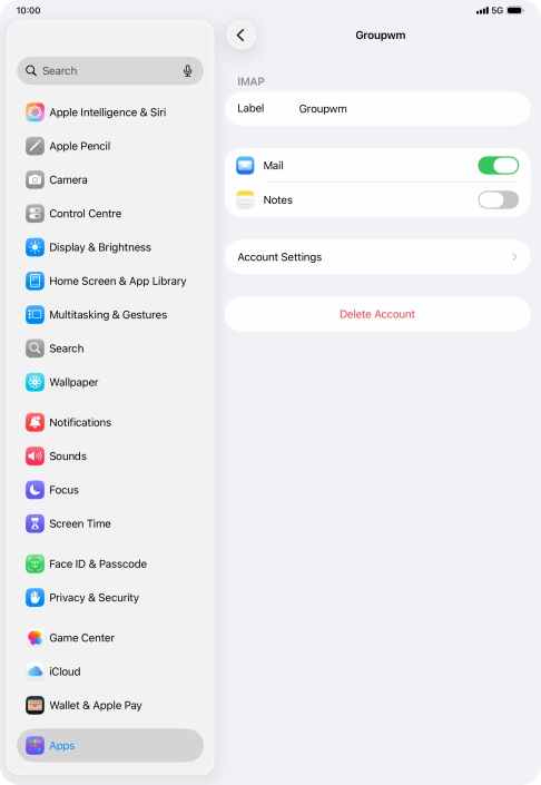 Press Account Settings. Press Account Settings.