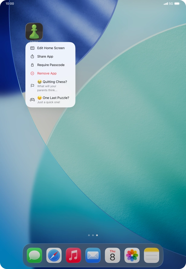 Press Require Passcode. Press Require Passcode.
