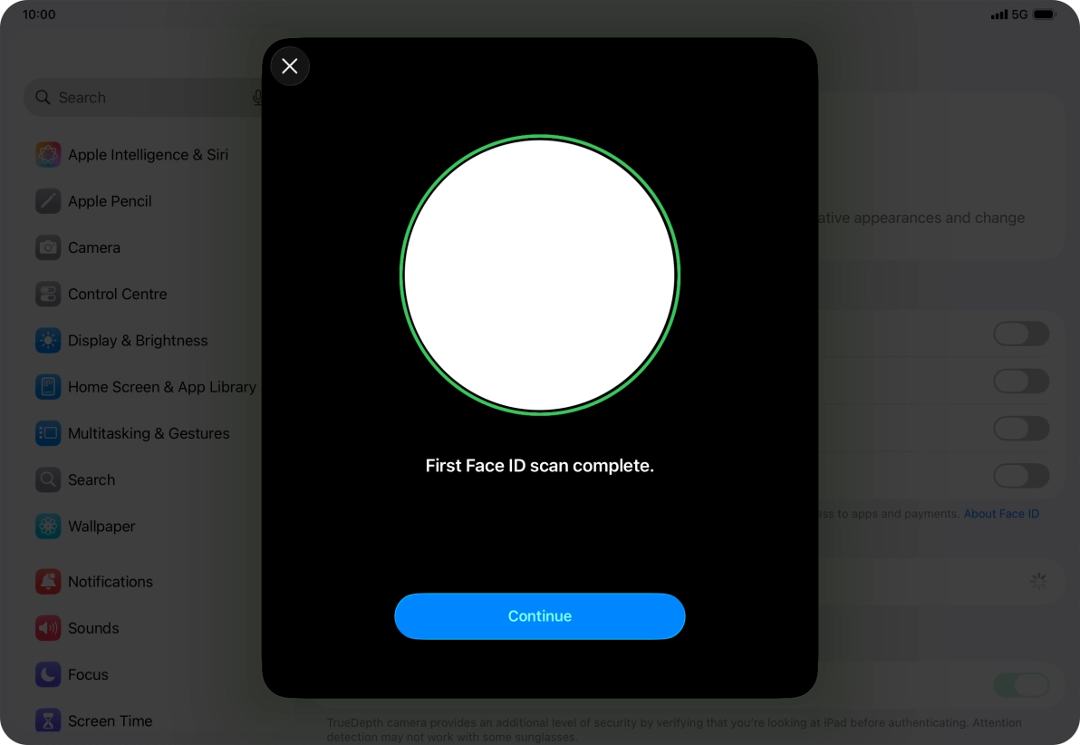Press Continue. Press Continue.