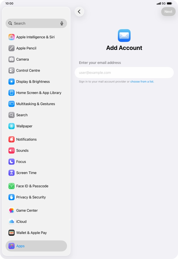 Press the field below Press the field below