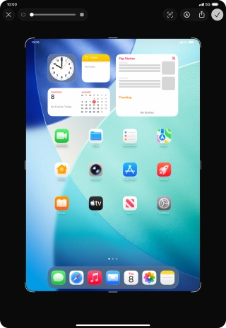 Follow the instructions on the screen to edit and save your screenshot. Follow the instructions on the screen to edit and save your screenshot.