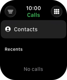 Press the keypad icon. Press the keypad icon.