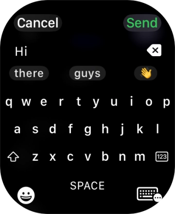 Press the input icon.