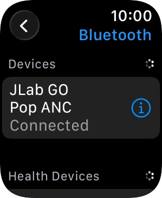 Press the Digital Crown several times to return to standby mode.