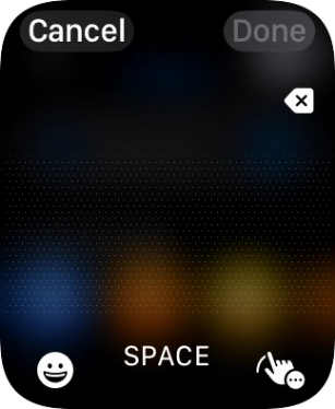 Press the input icon.