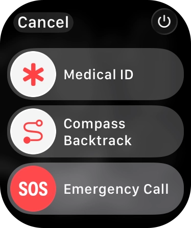 Press SOS and slide your finger right to make an emergency call. If you’ve set up emergency contacts and turned on sharing of information with emergency contacts, your emergency contacts will receive an SOS message with your location after the emergency call has ended.