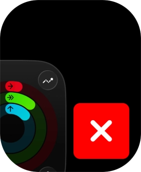 Press the close icon.