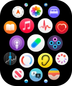 Press the heart rate sensor icon.