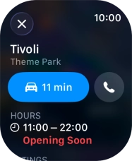 Press the start journey icon.