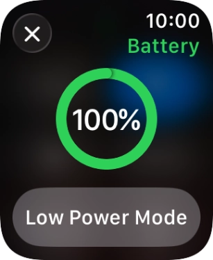 Press Low Power Mode.