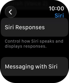 Press Siri Responses.