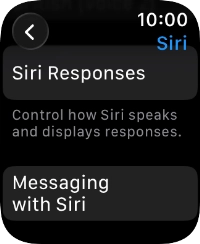 Press Siri Responses.