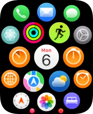 Press the message icon.