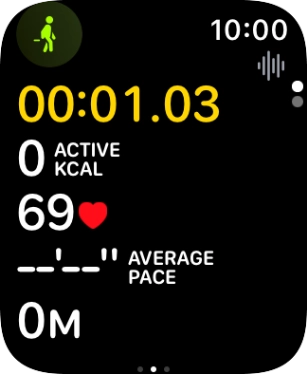 Slide your finger right starting from the left side of the screen.