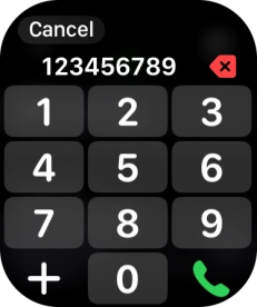 Key in the required number and press the call icon. Key in the required number and press the call icon.