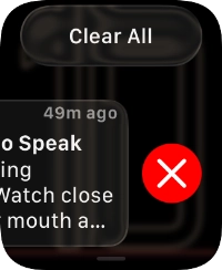 Press the delete icon to remove it.
