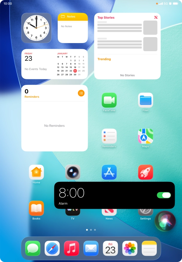 Say, in your own words, what you would like your tablet to do. OPEN CAMERA or SET AN ALARM.