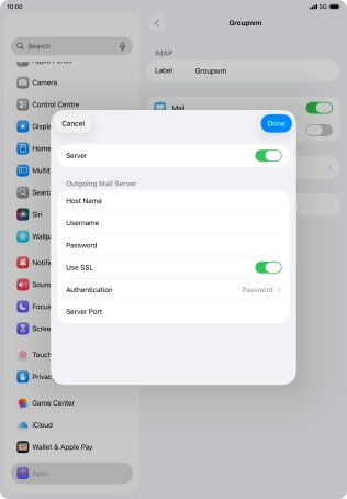 Press Authentication.