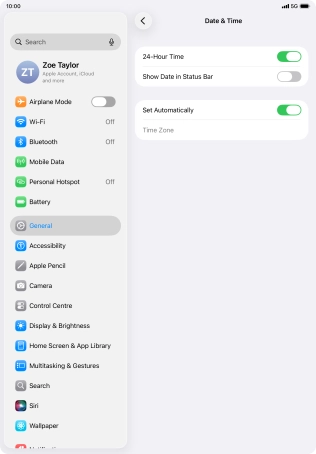 Slide your finger upwards starting from the bottom of the screen to return to the home screen.