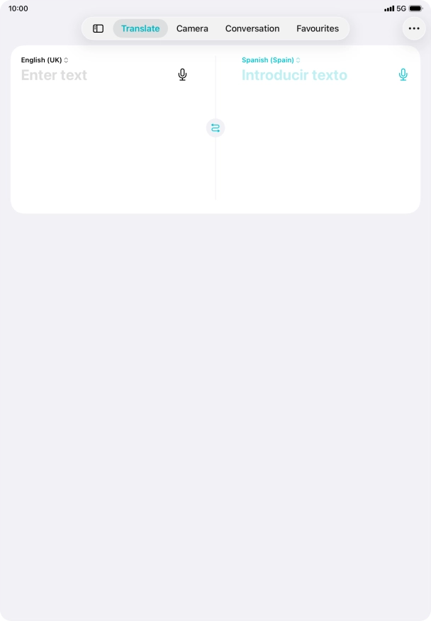 Press the first drop down list.