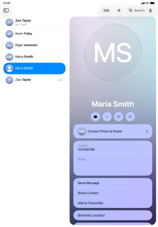 Slide your finger upwards starting from the bottom of the screen to return to the home screen.