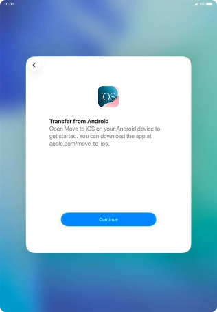 To transfer content to your tablet, you need to install the app 