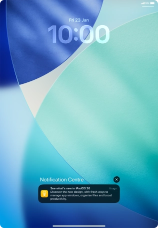 Press the required notification and follow the instructions on the screen to use the selected function.