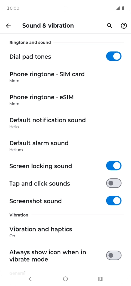 Press Phone ringtone.